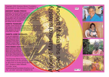 EMF's DVD about the Elders in adopt an elder